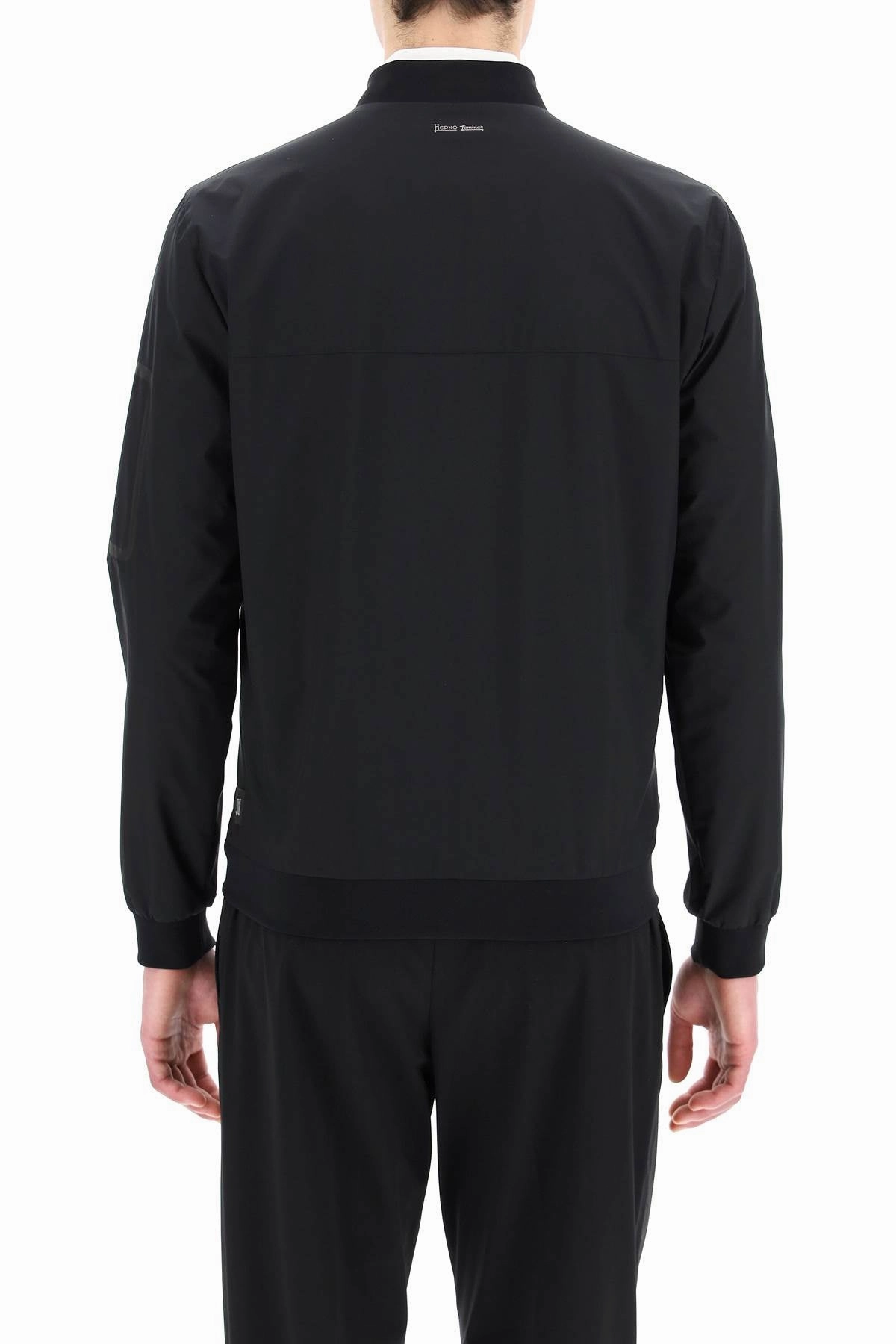 Herno Zip-Up Long-Sleeved Bomber Jacket