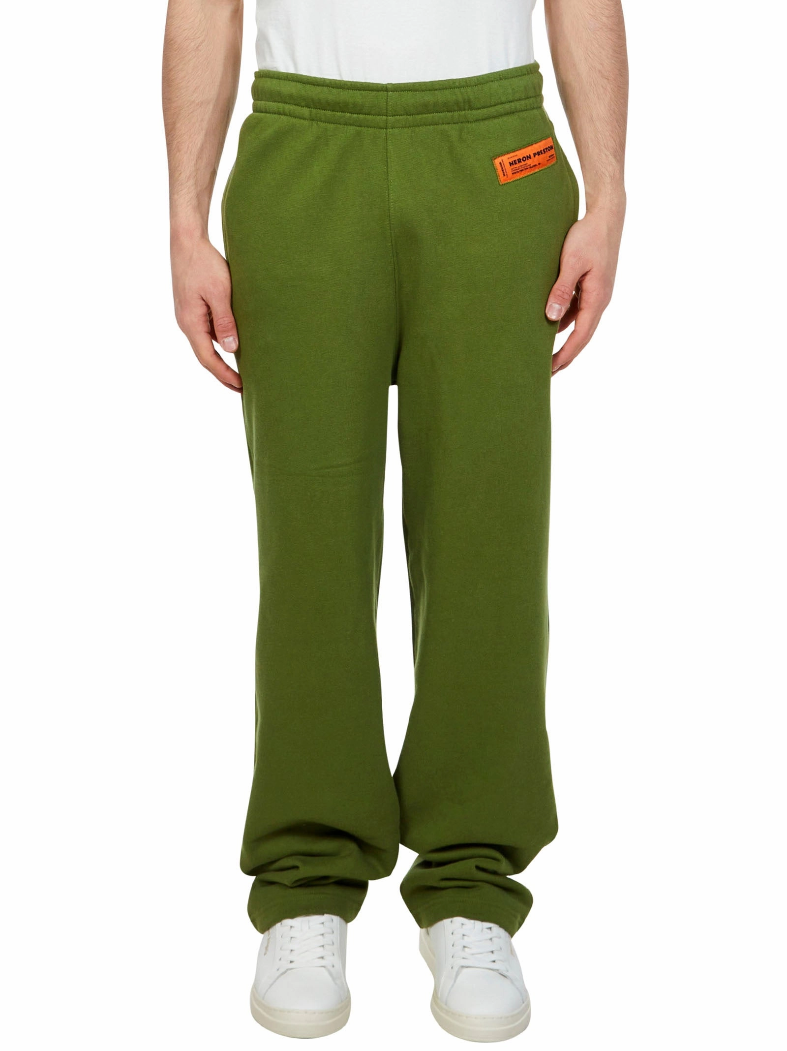 Heron Preston Logo Patch Wide Leg Trousers
