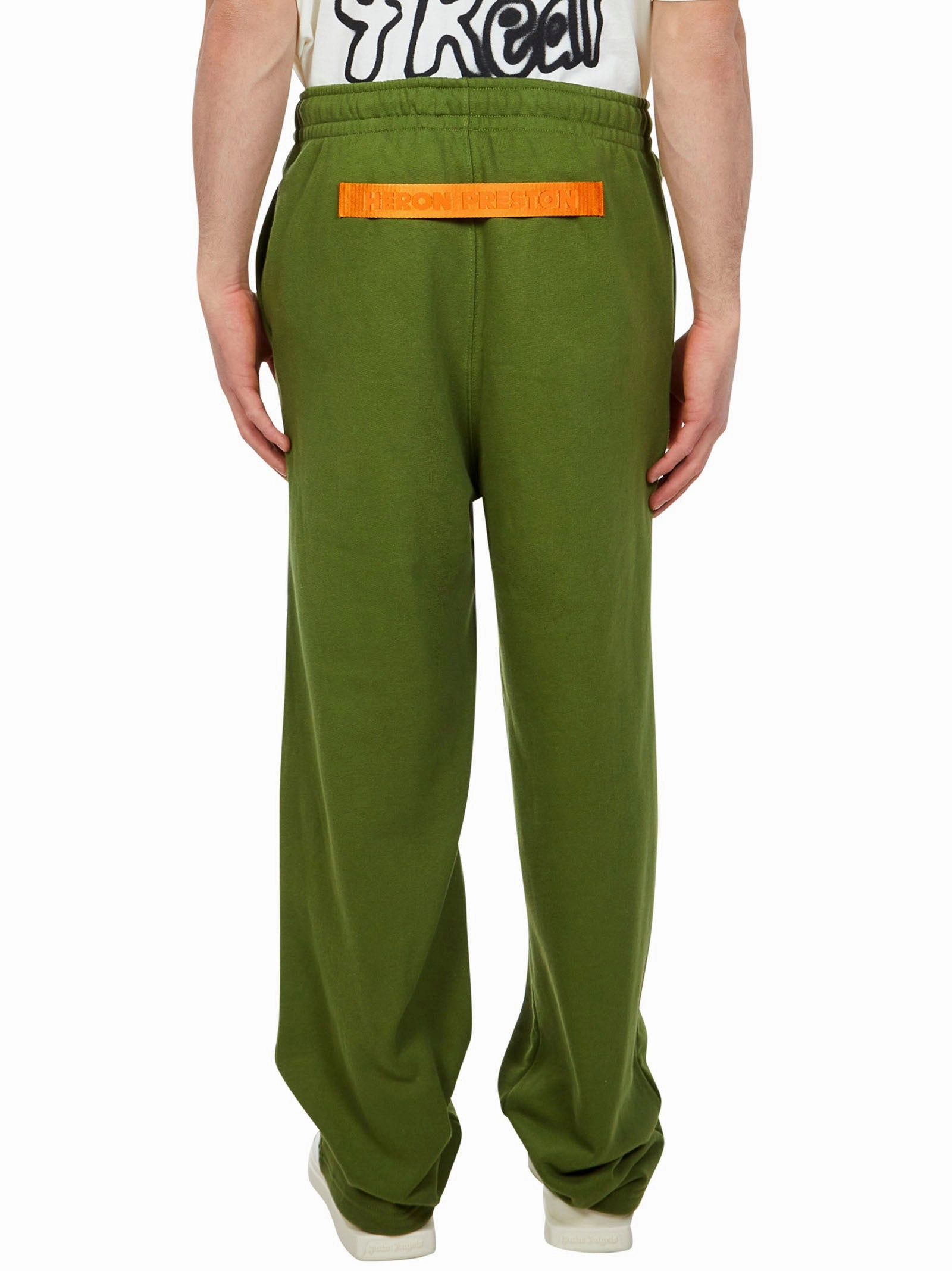 Heron Preston Logo Patch Wide Leg Trousers