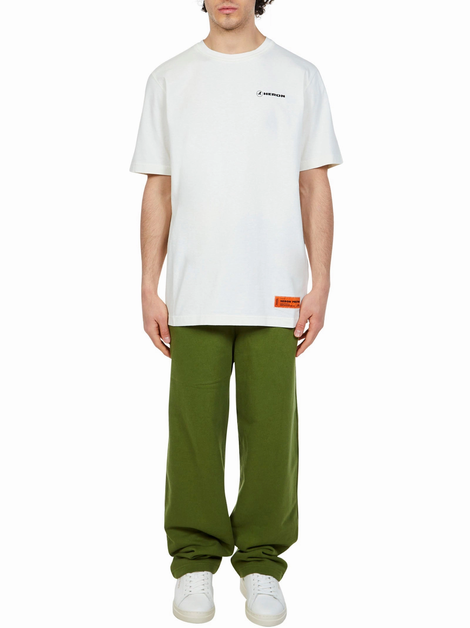 Heron Preston Logo Patch Wide Leg Trousers