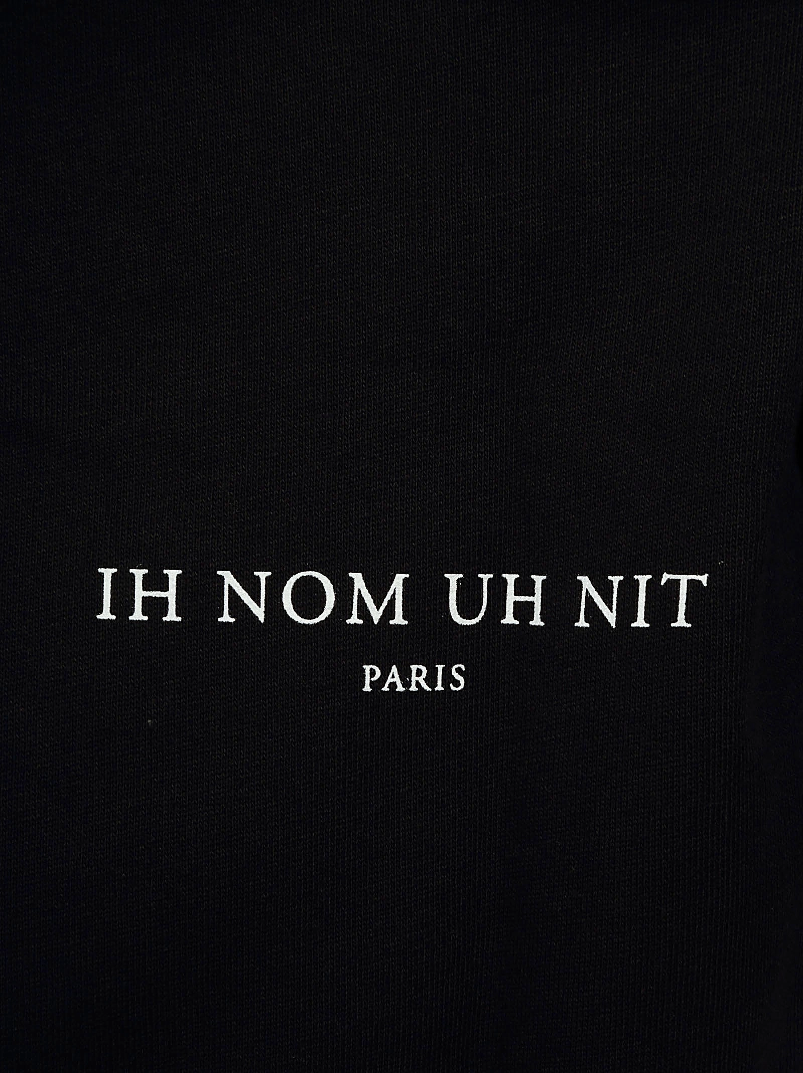 Ih Nom Uh Nit Chicago Graphic Printed Drawstring Hoodie