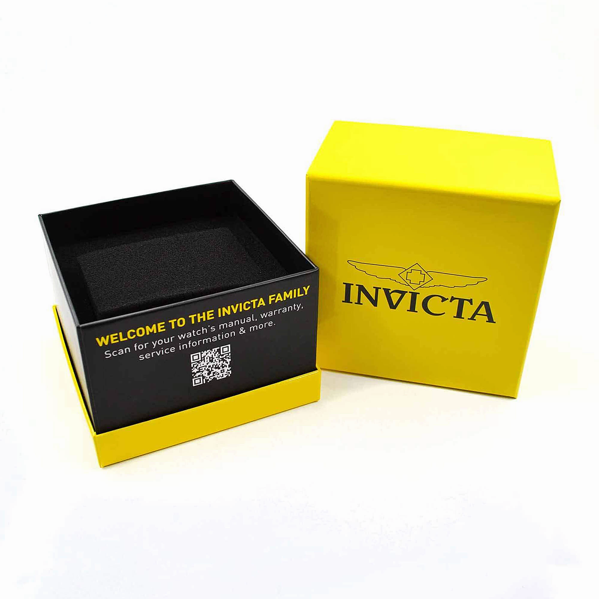 Invicta Men's Chrono Watch - Speedway Black Dial Yellow Gold Mesh Bracelet | 47361