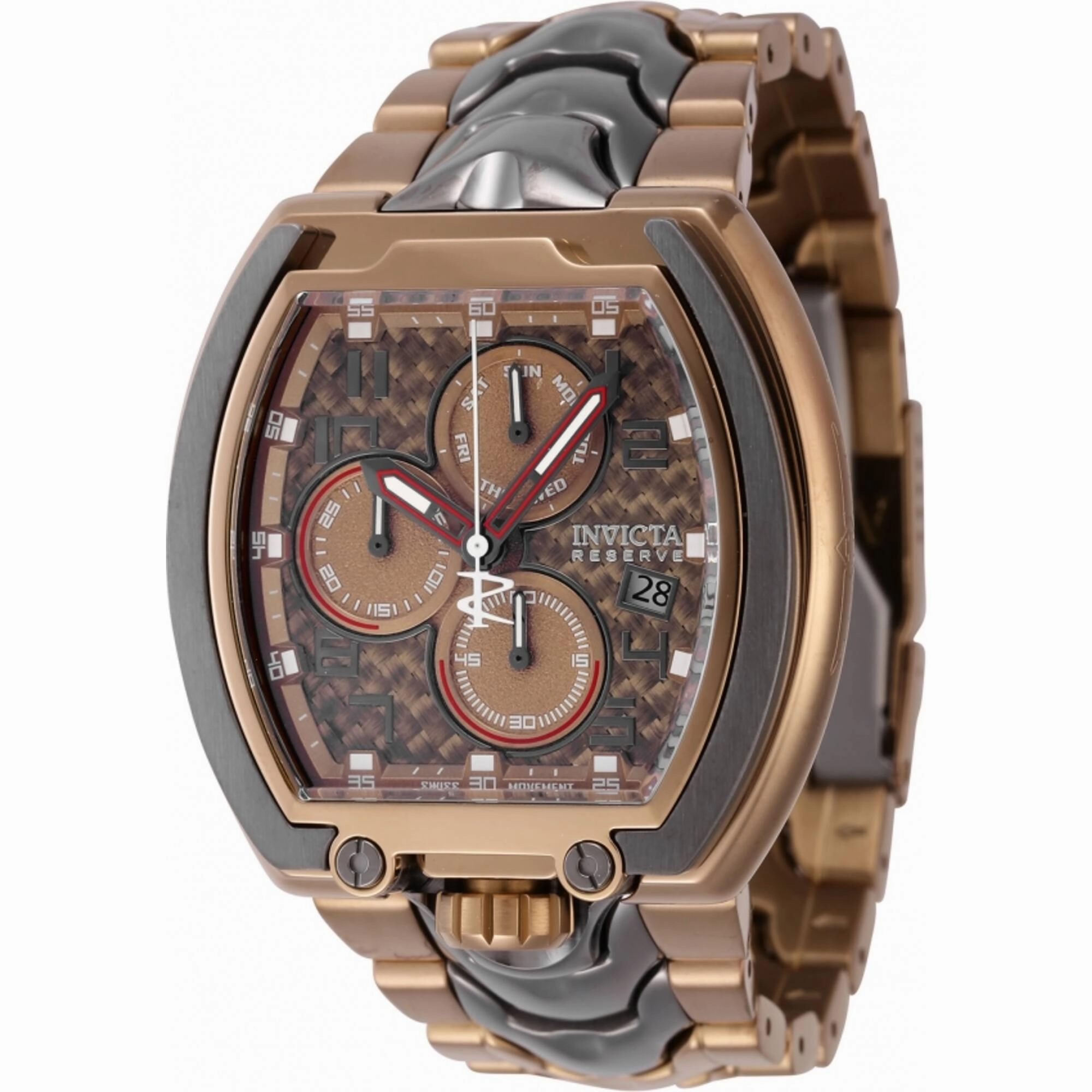 Invicta Men's Chronograph Watch - Reserve Mammoth Khaki and Titanium Case | 45199