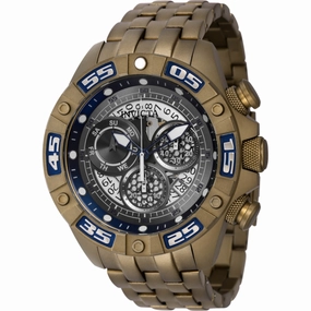 Invicta Men's Watch - Coalition Forces Chronograph Grey Dial Khaki Bracelet | 41670
