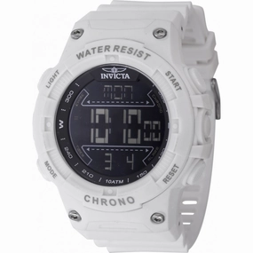 Invicta Men's Watch - Invicta Racing Digital Dial White Polyurethane Strap | 47524