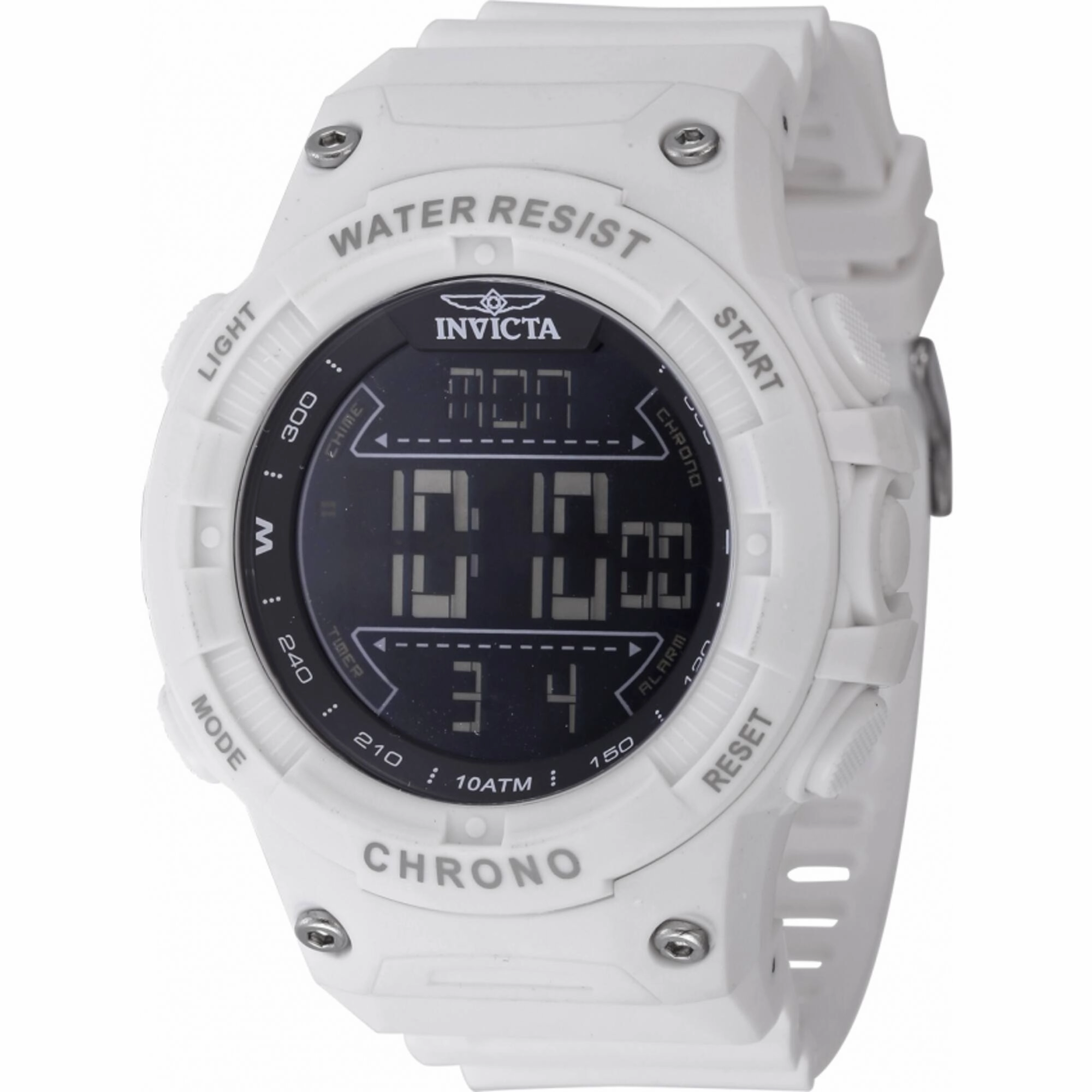 Invicta Men's Watch - Invicta Racing Digital Dial White Polyurethane Strap | 47524