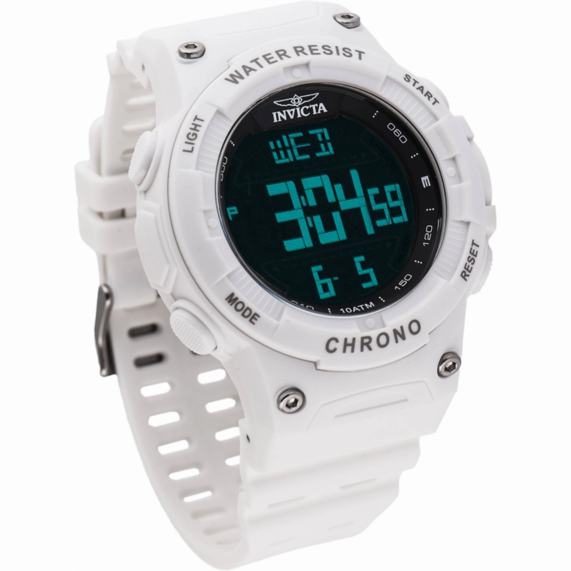 Invicta Men's Watch - Invicta Racing Digital Dial White Polyurethane Strap | 47524