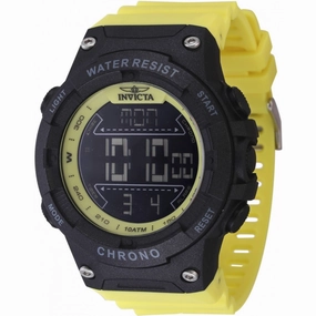 Invicta Men's Watch - Invicta Racing Digital Dial Yellow Polyurethane Strap | 47527