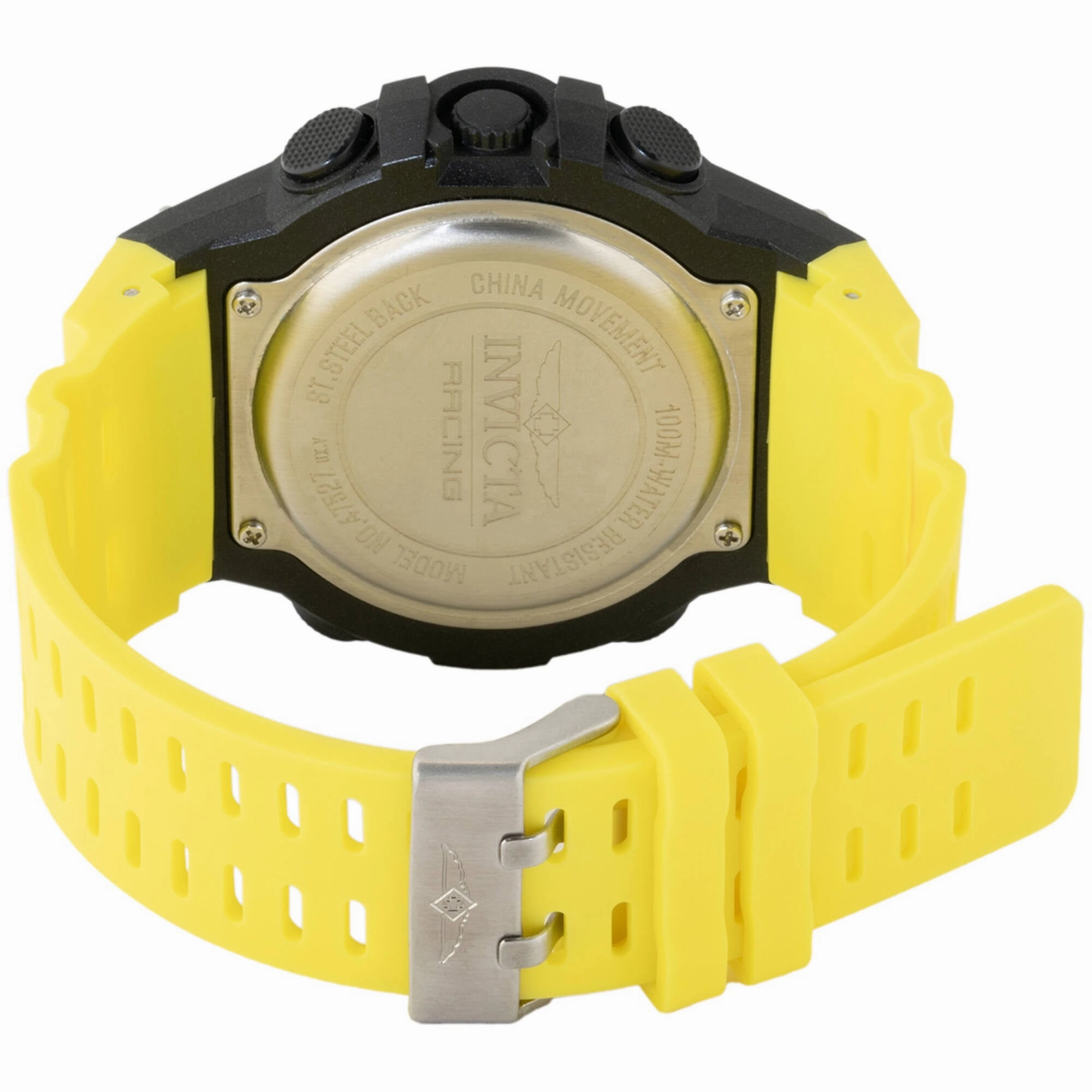 Invicta Men's Watch - Invicta Racing Digital Dial Yellow Polyurethane Strap | 47527