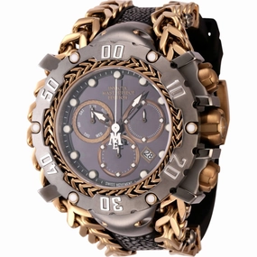 Invicta Men's Watch - Masterpiece Chronograph Khaki and Gunmetal Dial Quartz | 44627