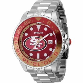 Invicta Men's Watch - NFL San Francisco 49ers Automatic Silver Tone Bracelet | 45032