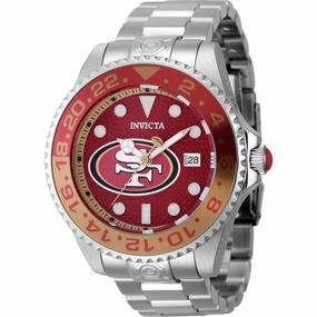 Invicta Men's Watch - NFL San Francisco 49ers Automatic Silver Tone Bracelet | 45032