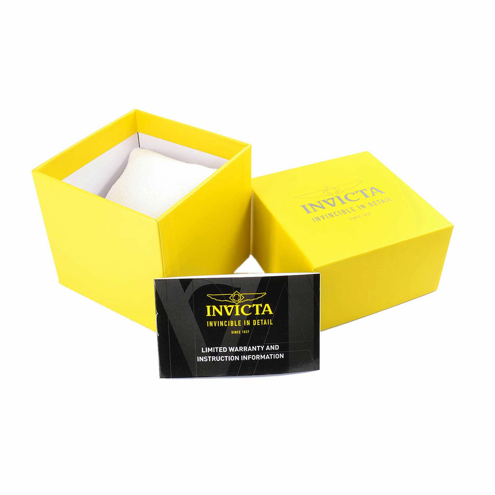 Invicta Men's Watch - Pro Diver Dual Time Blue Dial Yellow Gold Bracelet | 45819