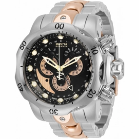 Invicta Men's Watch - Reserve Chrono Dark Blue and Black Dial Steel Bracelet | 45610