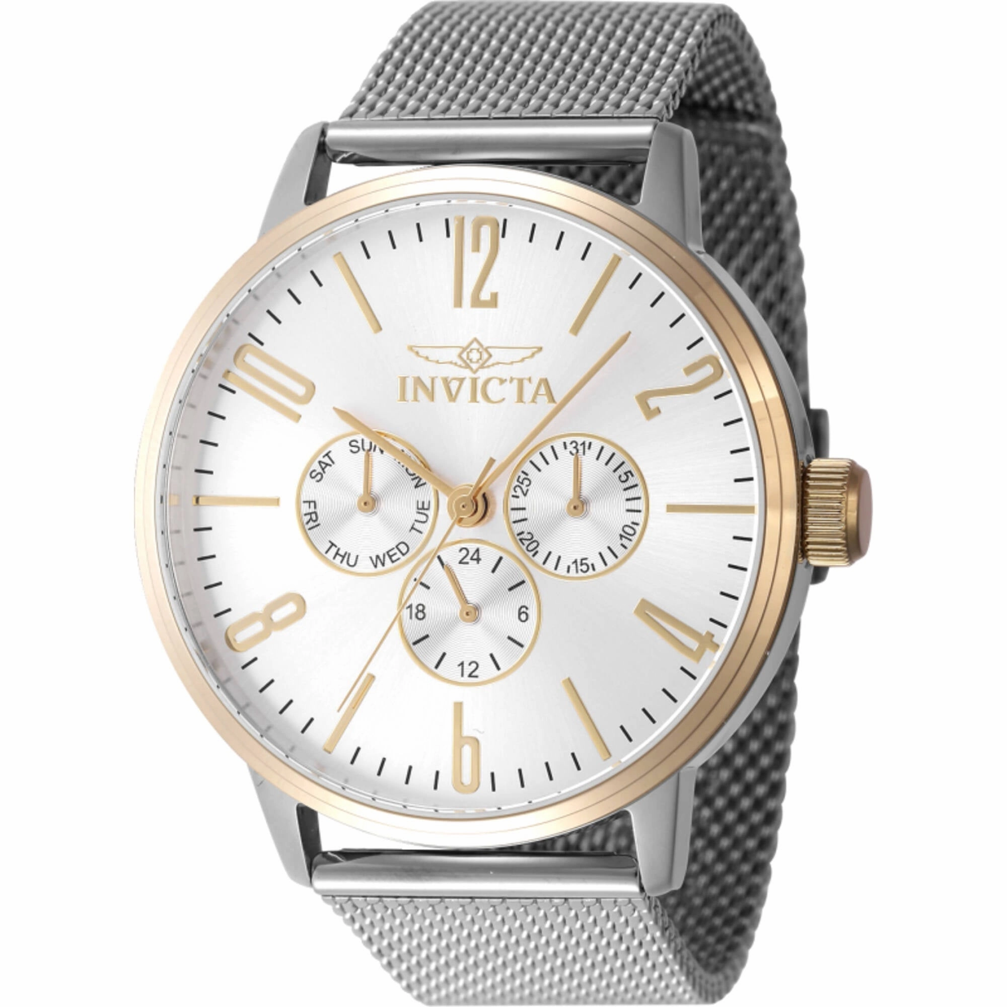 Invicta Men's Watch - Specialty Silver Tone Dial Stainless Steel Bracelet | 47595