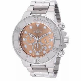 Invicta Men's Watch - Subaqua Chrono Khaki Dial Stainless Steel Tone Bracelet | 46550