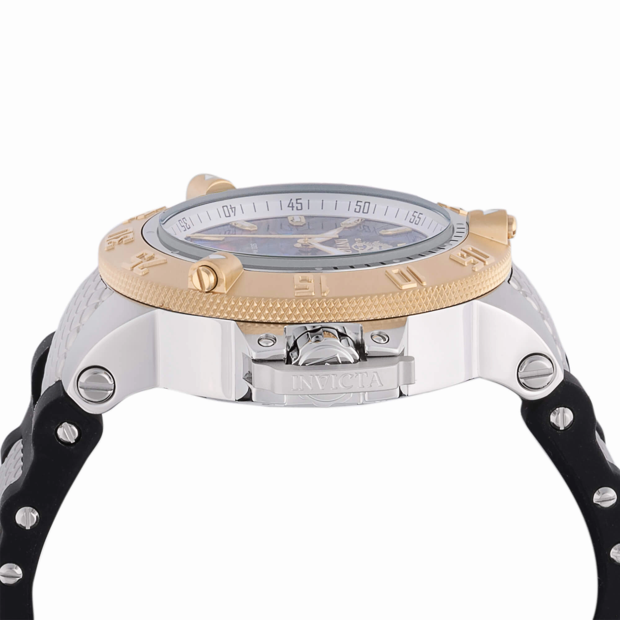 Invicta Men's Watch - Subaqua Noma III Silver Steel and Black Strap Quartz | 46456