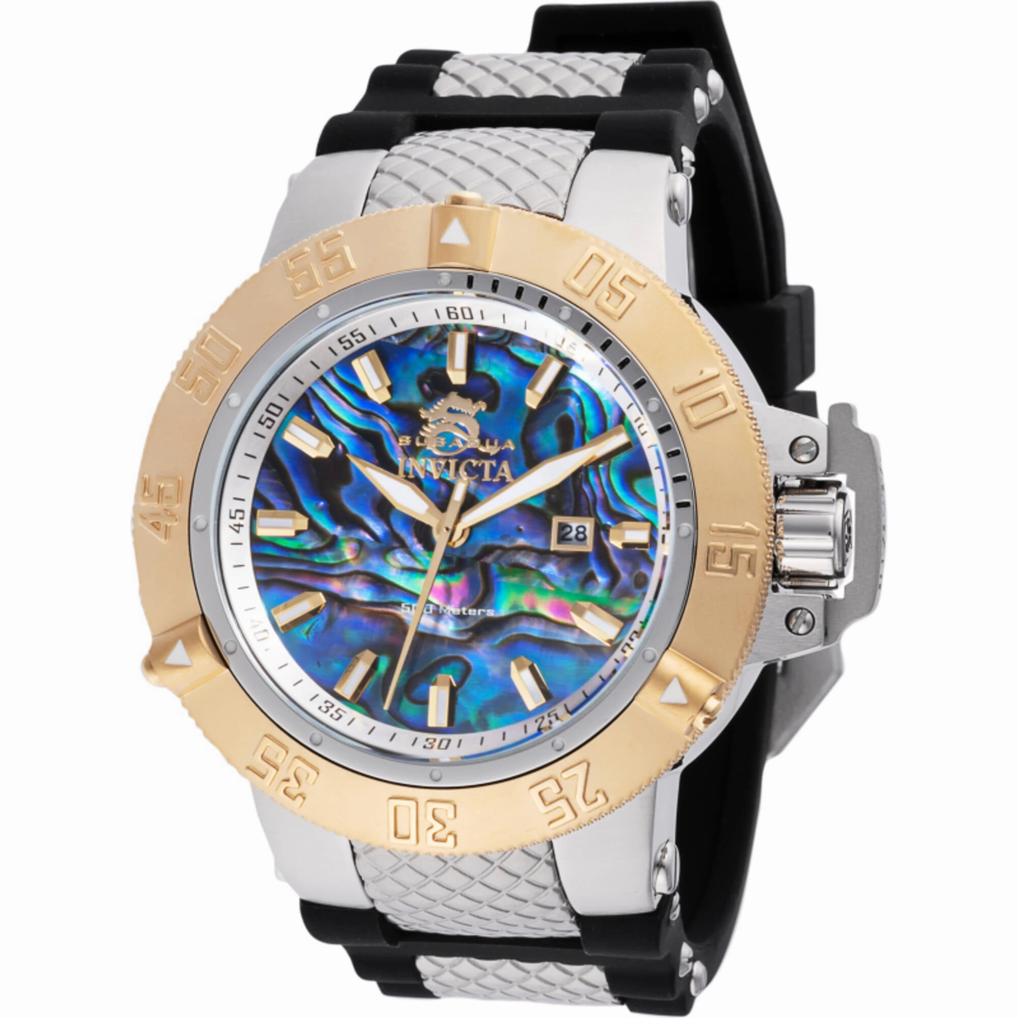 Invicta Men's Watch - Subaqua Noma III Silver Steel and Black Strap Quartz | 46456