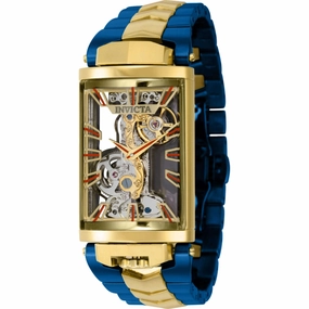 Invicta Men's Watch - Vintage Mechanical Skeleton Dial Two Tone Bracelet | 43095
