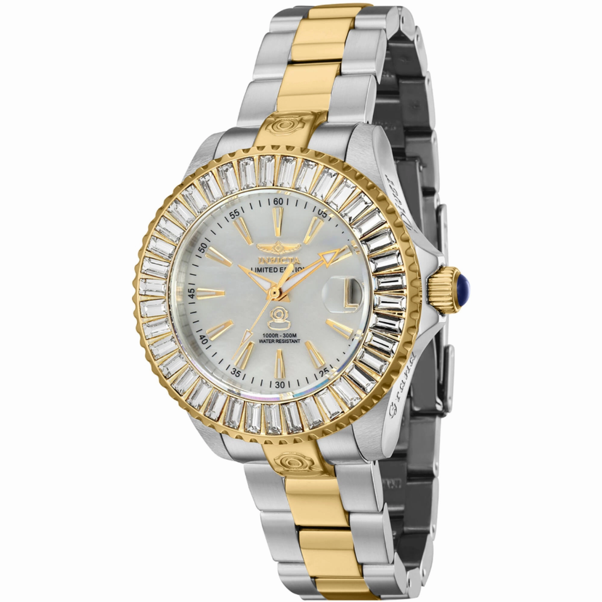 Invicta Women's Watch - Pro Diver Automatic White MOP Dial Two Tone Bracelet | 44320
