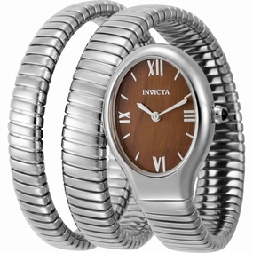 Invicta Women's Wrap Watch - Mayamar Quartz Brown Tiger Eye Dial Bracelet | 44974