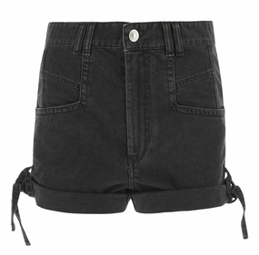 Isabel Marant Turn-Up Brim Denim Shorts