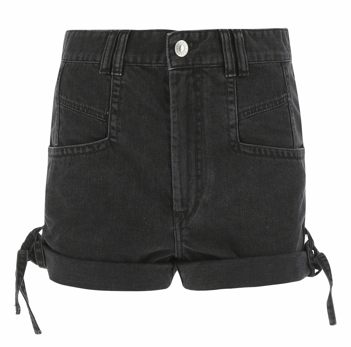 Isabel Marant Turn-Up Brim Denim Shorts