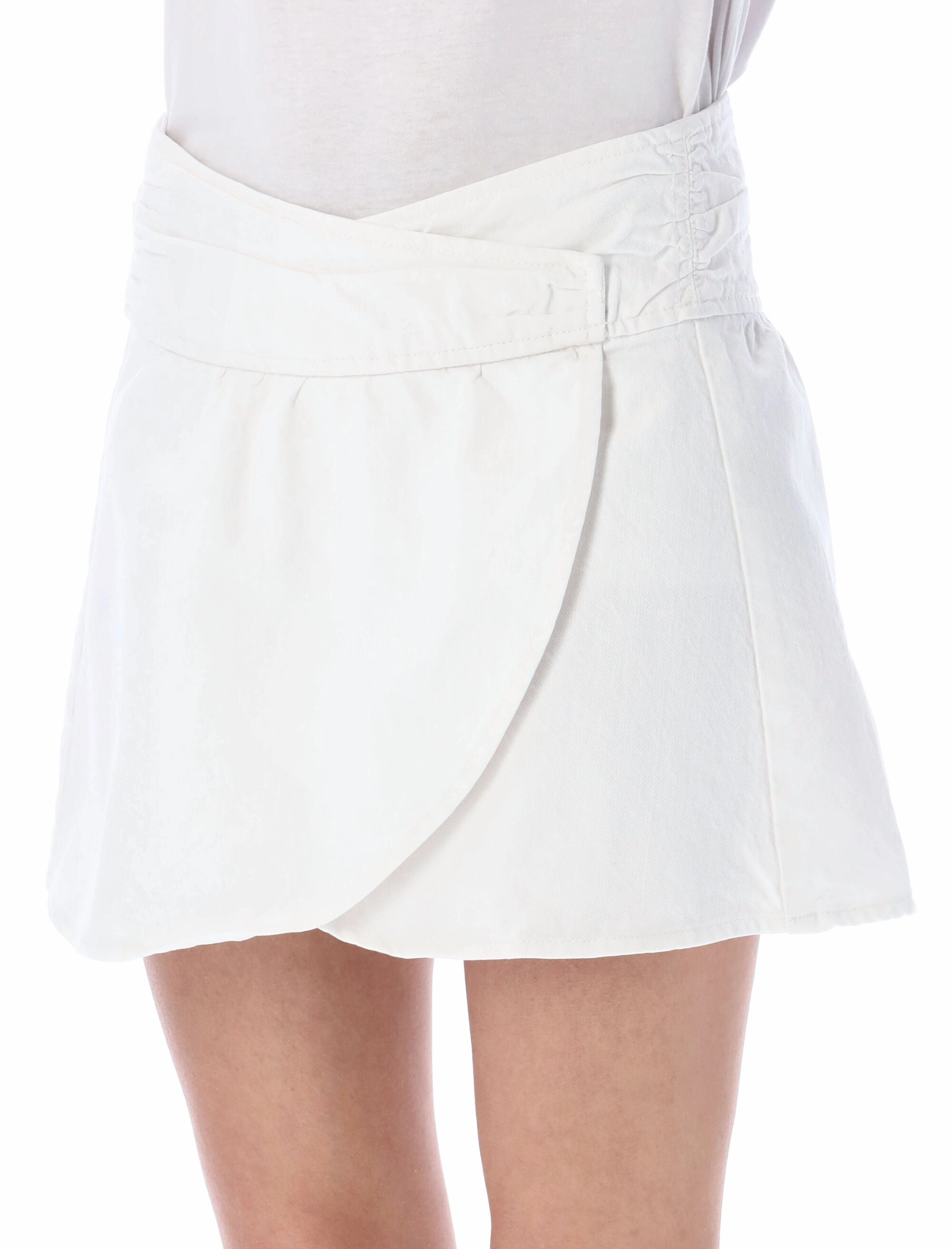 Isabel Marant Wrapped Mini Denim Skirt