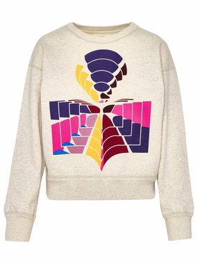 Isabel Marant Étoile Graphic Printed Crewneck Sweatshirt