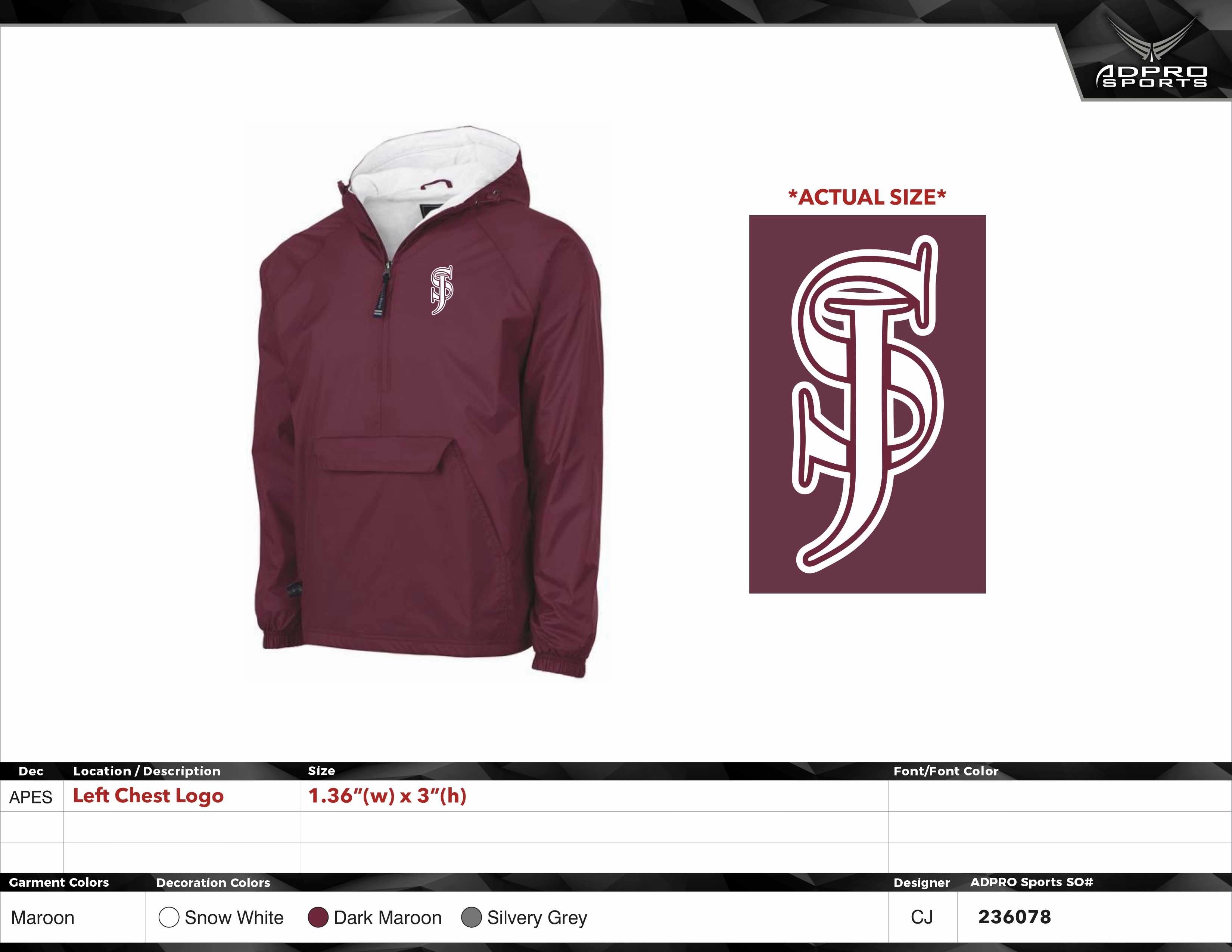 Jacket -Charles River Classic Solid Pullover