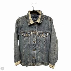 Jacket Denim By Denim And Co Qvc In Blue Denim, Size: M