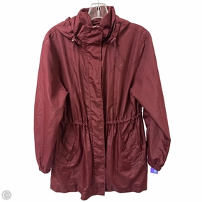 Jacket Windbreaker By A New Day In Red, Size: M
