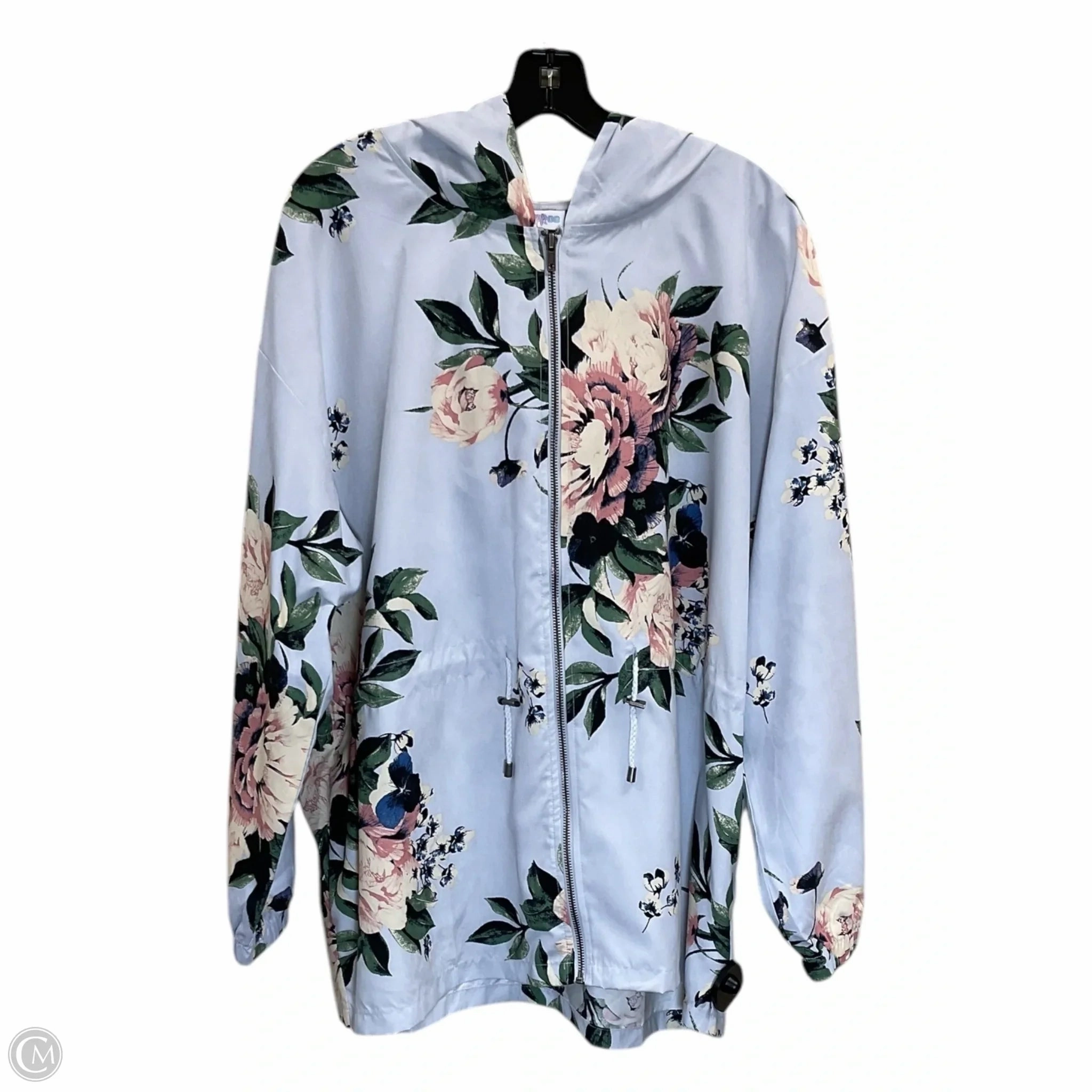 Jacket Windbreaker By Lularoe In Multi-colored, Size: Xl