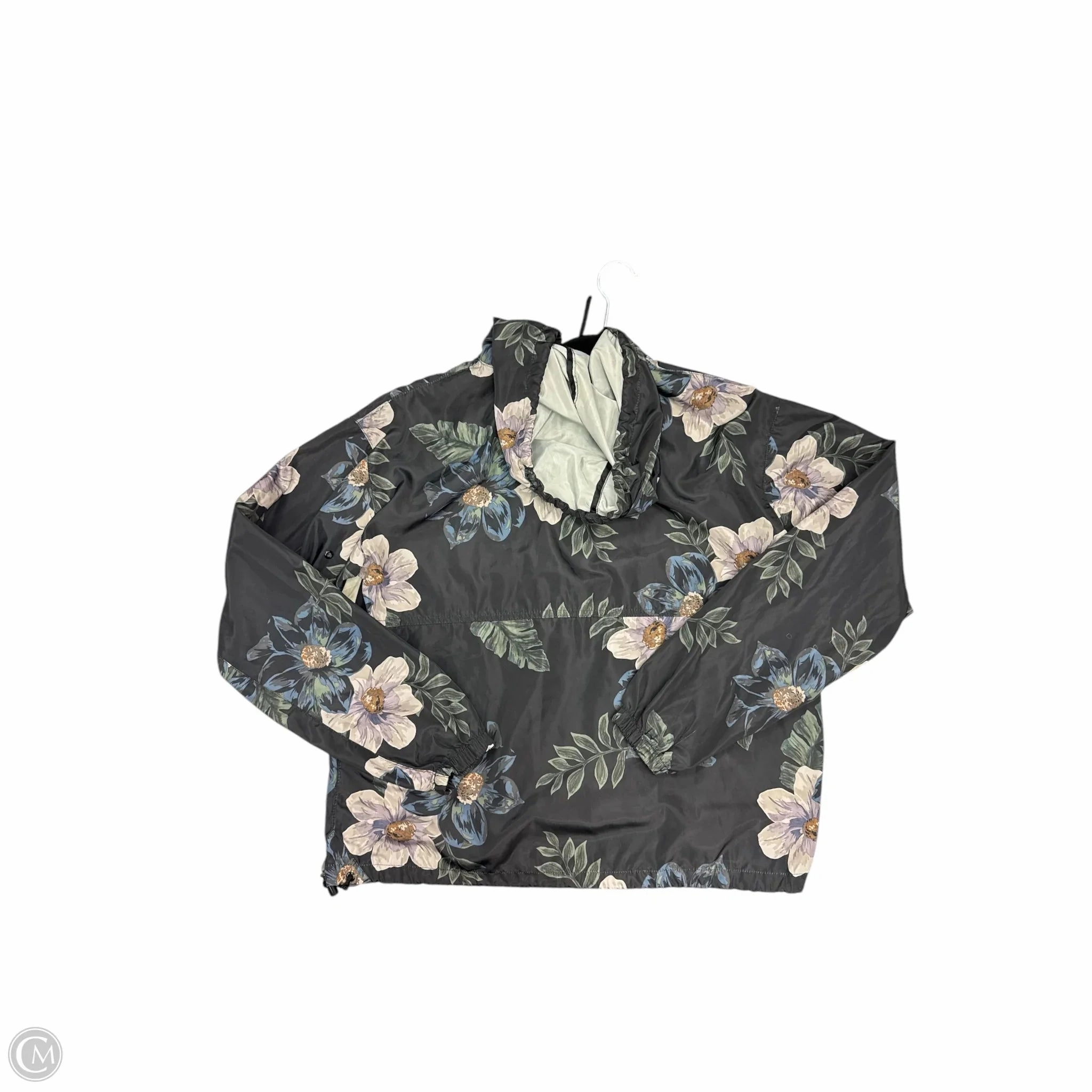 Jacket Windbreaker By Thread And Supply In Black, Size: S