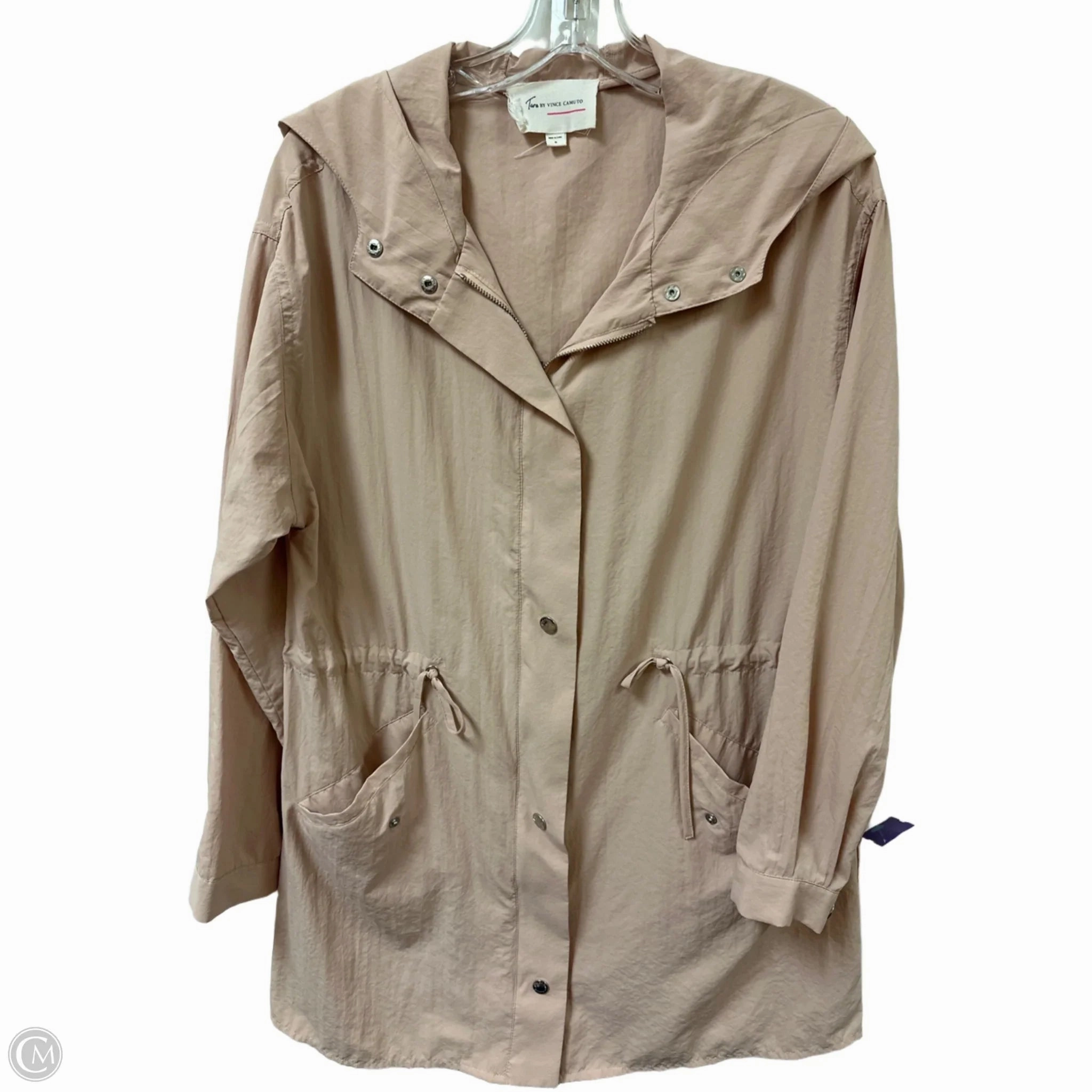 Jacket Windbreaker By Two By Vince Camuto In Pink, Size: S