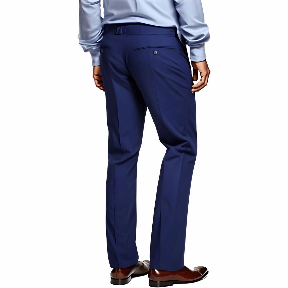 Jerome Mens Glen Plaid Polyester Dress Pants