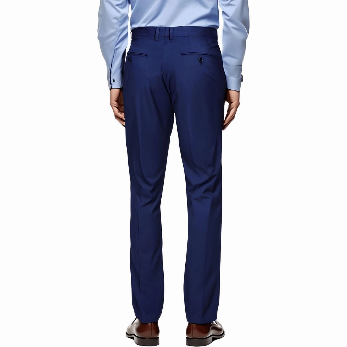Jerome Mens Glen Plaid Polyester Dress Pants