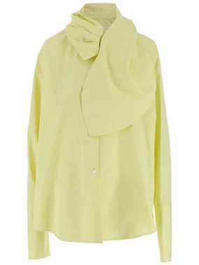 Jil Sander High-Neck Button-Up Shirt