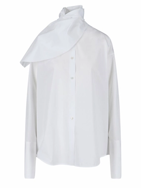 Jil Sander High-Neck Button-Up Shirt