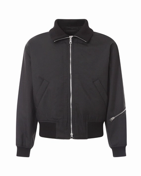 Jil Sander Long Sleeved Zipped Bomber Jacket