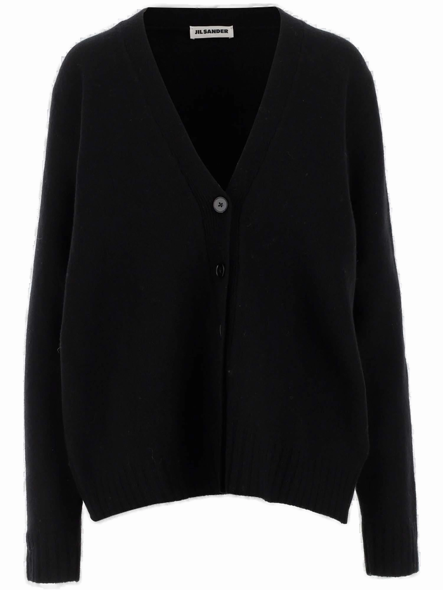 Jil Sander V-Neck Knitted Cardigan