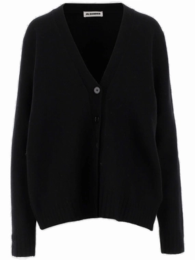 Jil Sander V-Neck Knitted Cardigan