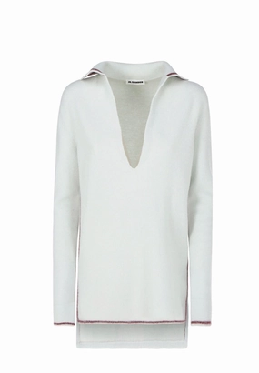 Jil Sander V-Neck Long-Sleeved Jumper