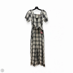 Jumpsuit By Clothes Mentor In Plaid Pattern, Size: Xs