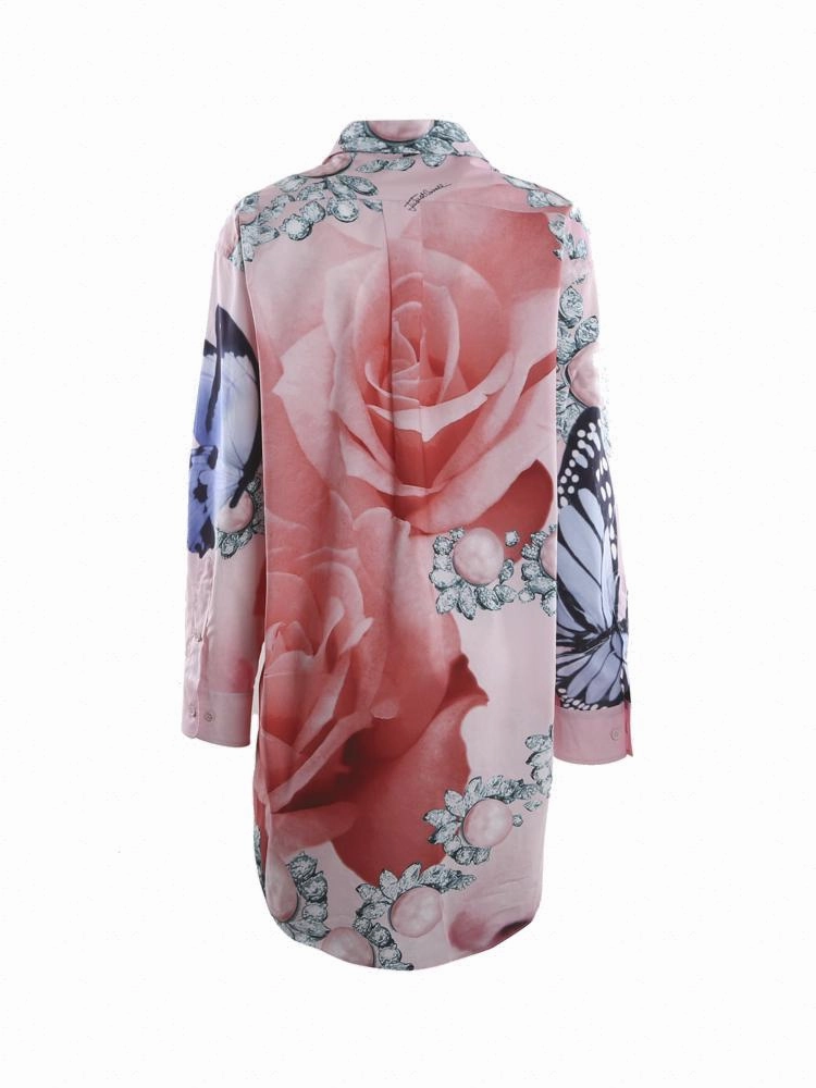 Just Cavalli Graphic Printed Button-Down Shirt