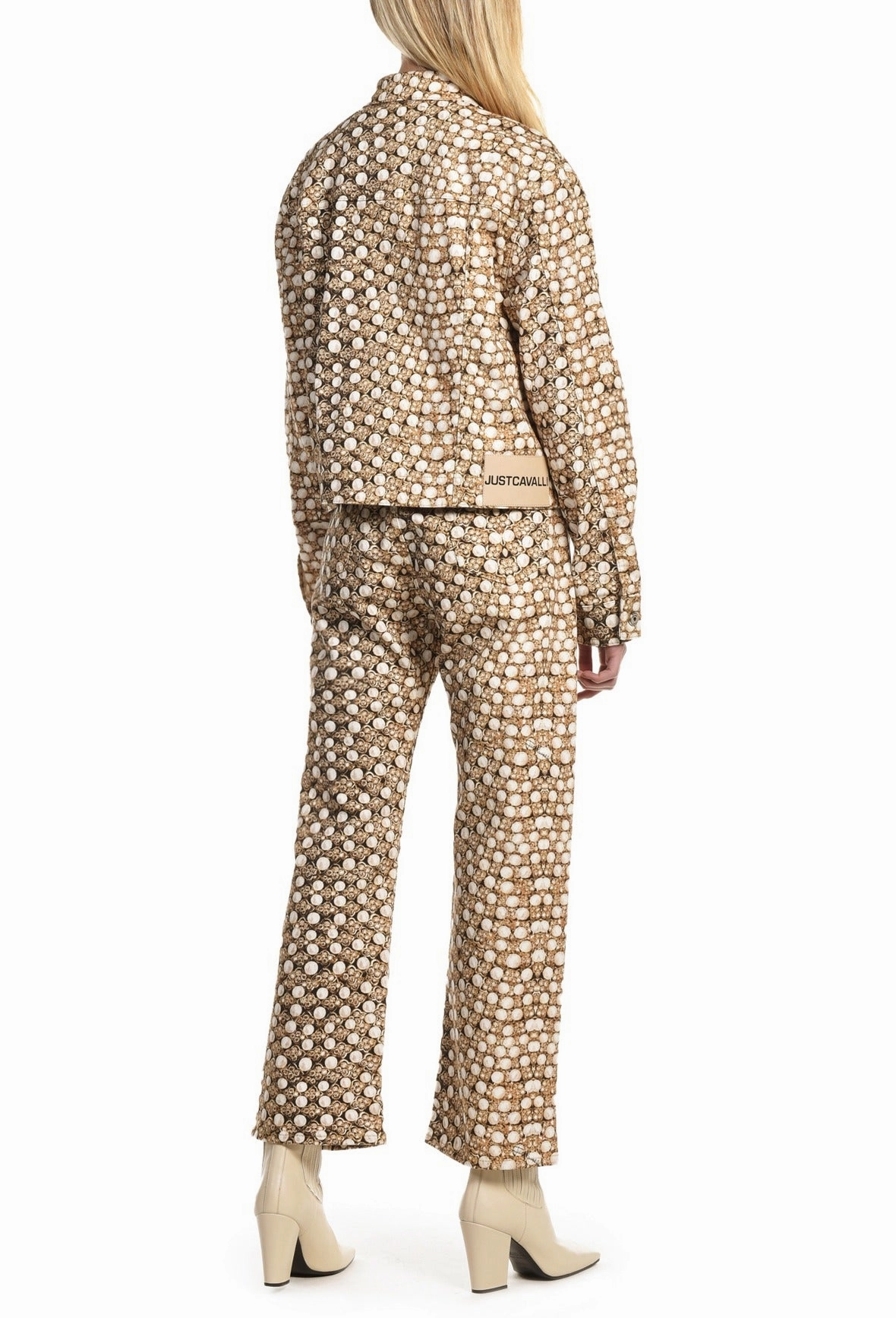 Just Cavalli Jewel Print Denim Jacket