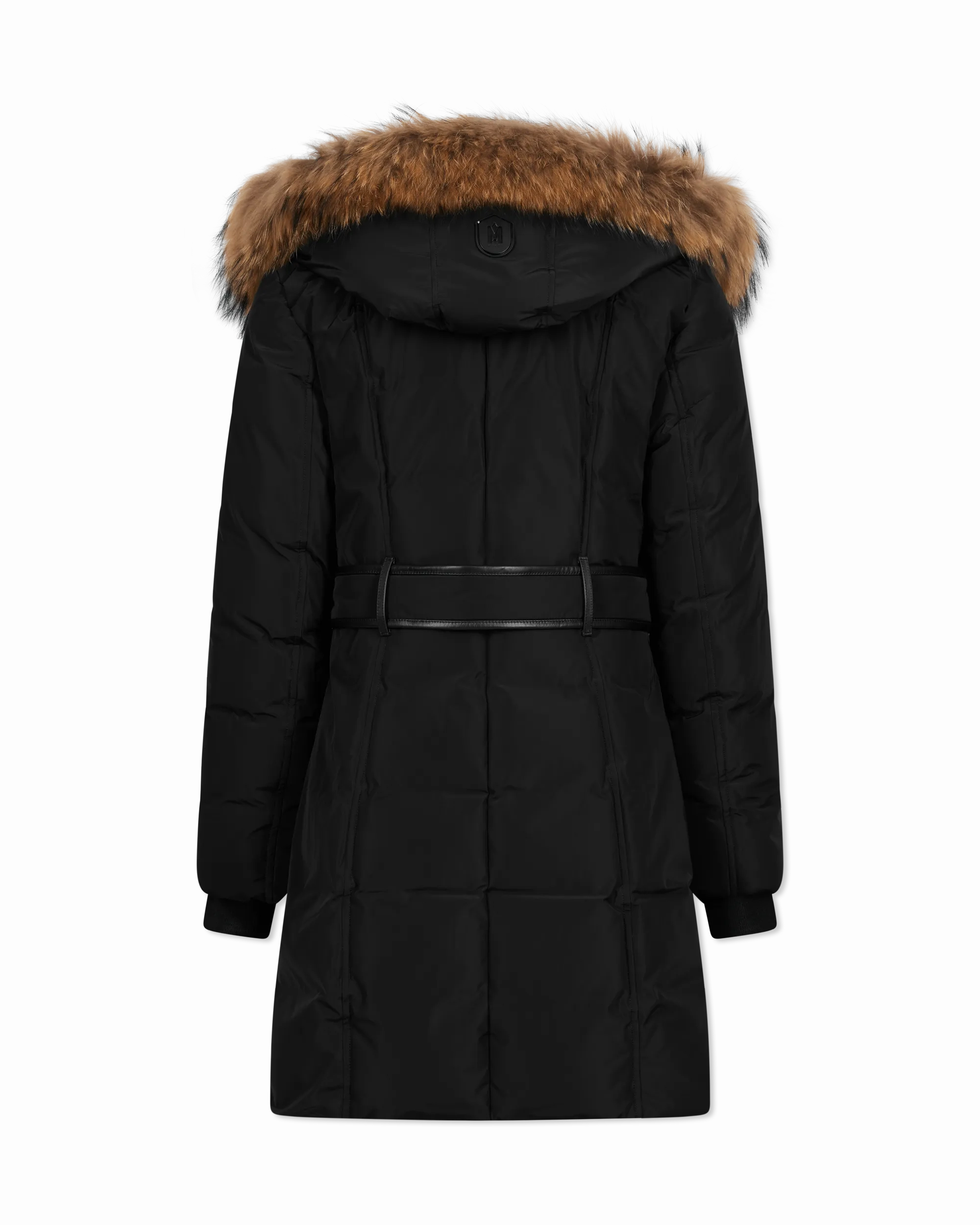 Kay-F Down Coat With Fur Collar