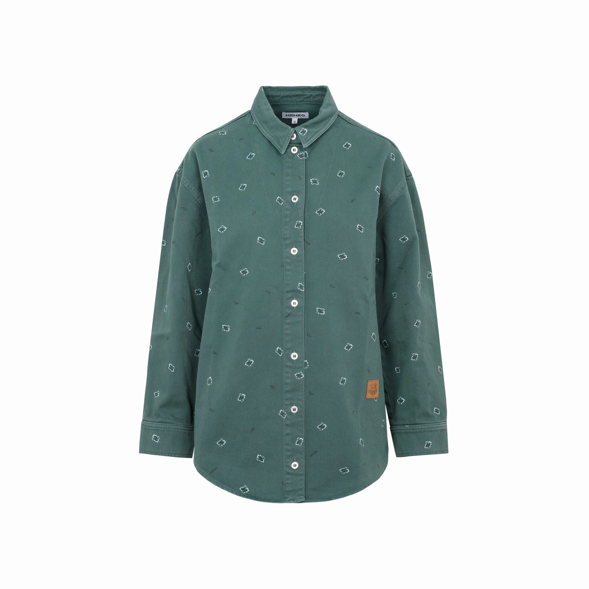 Kenzo Paisley Printed Long-Sleeved Shirt