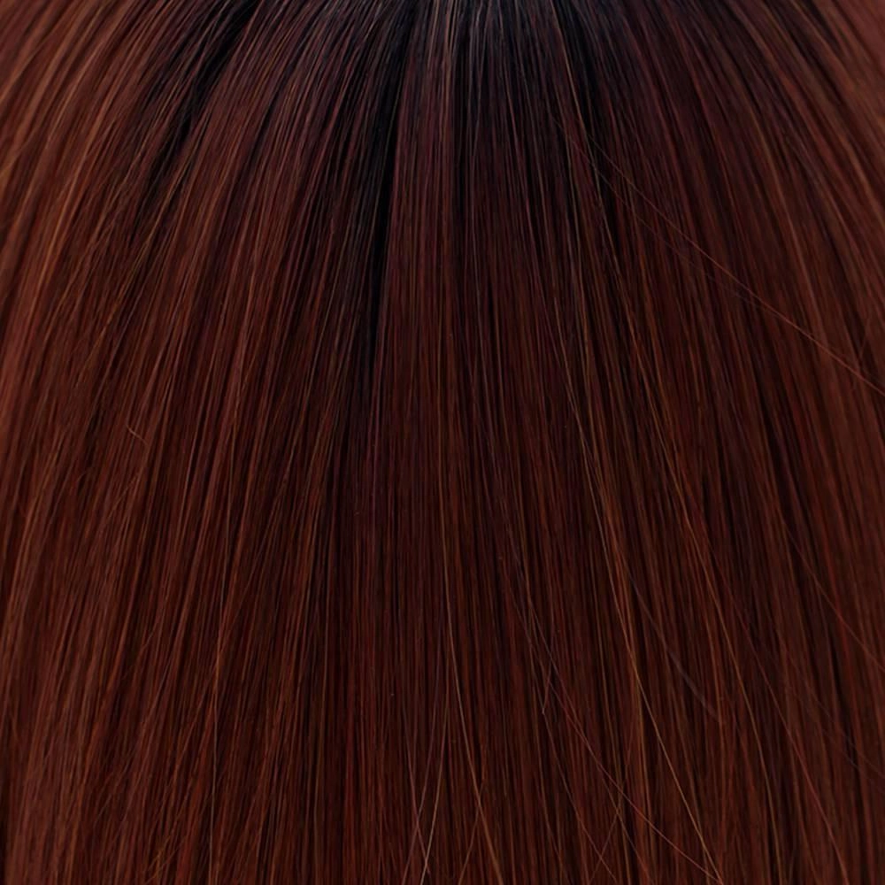 LaceFront Mono Top Straight 18" Hairpiece by Belle Tress | Heat Friendly Synthetic (Lace Front Monofilament)