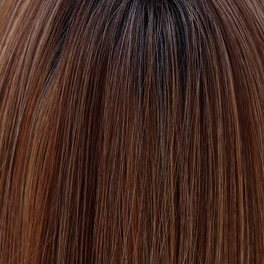 LaceFront Mono Top Straight 18" Hairpiece by Belle Tress | Heat Friendly Synthetic (Lace Front Monofilament)